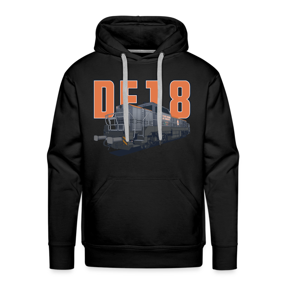 Männer Premium Hoodie - Schwarz
