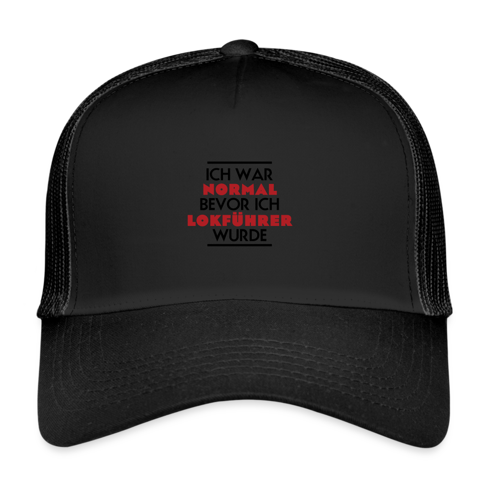 Trucker Cap - Schwarz/Schwarz