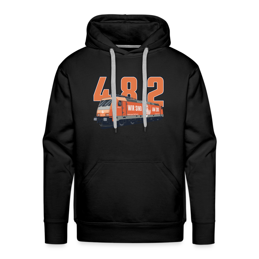 Männer Premium Hoodie - Schwarz