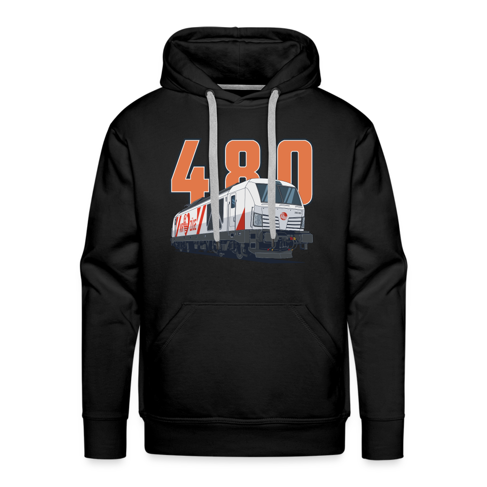 Männer Premium Hoodie - Schwarz