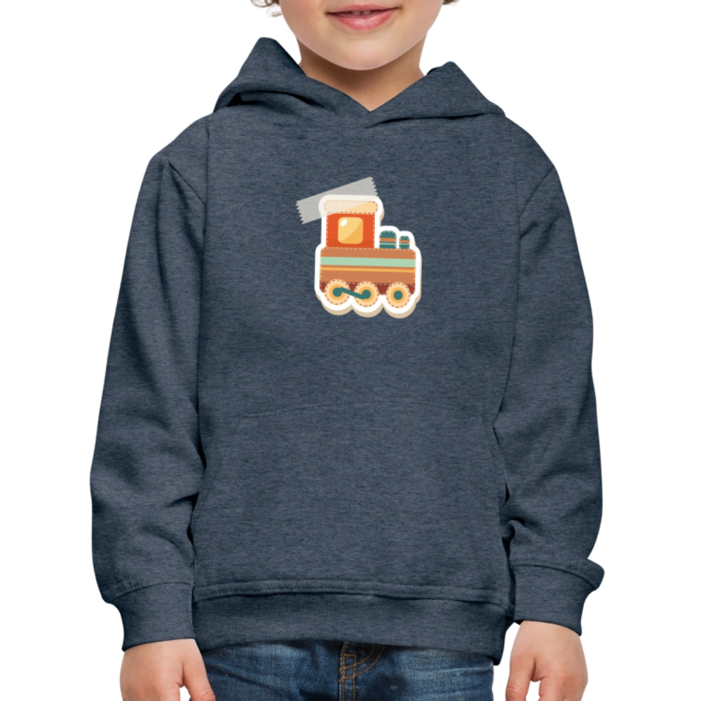 Kinder Premium Hoodie - Jeansblau