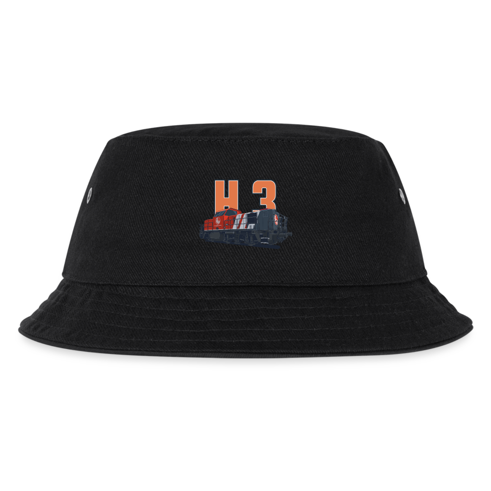 Kinder Bucket Hat - Schwarz
