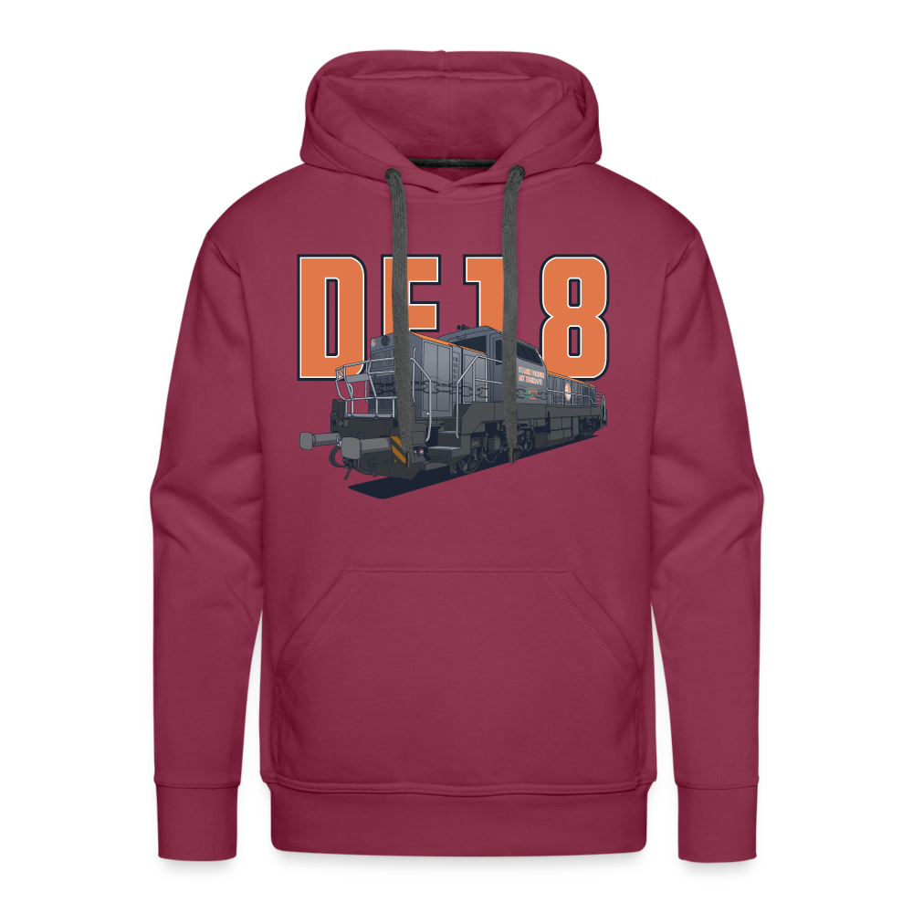 Männer Premium Hoodie - Bordeaux