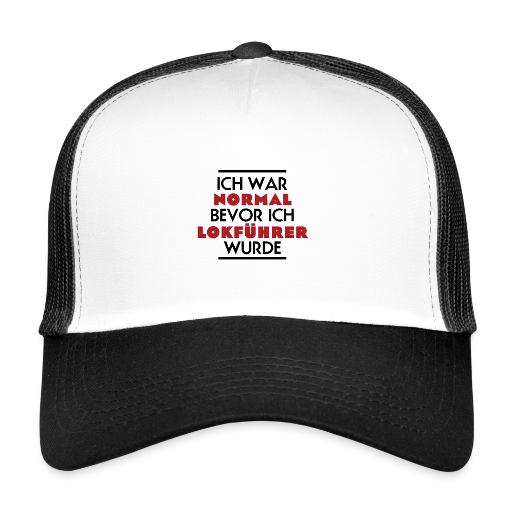 Trucker Cap - Weiß/Schwarz