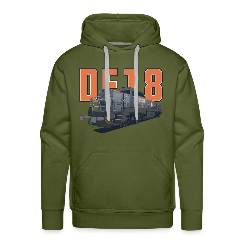 Männer Premium Hoodie - Olivgrün