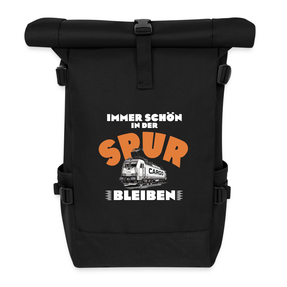 Rolltop Rucksack - Schwarz