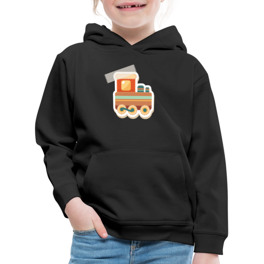 Kinder Premium Hoodie - Schwarz