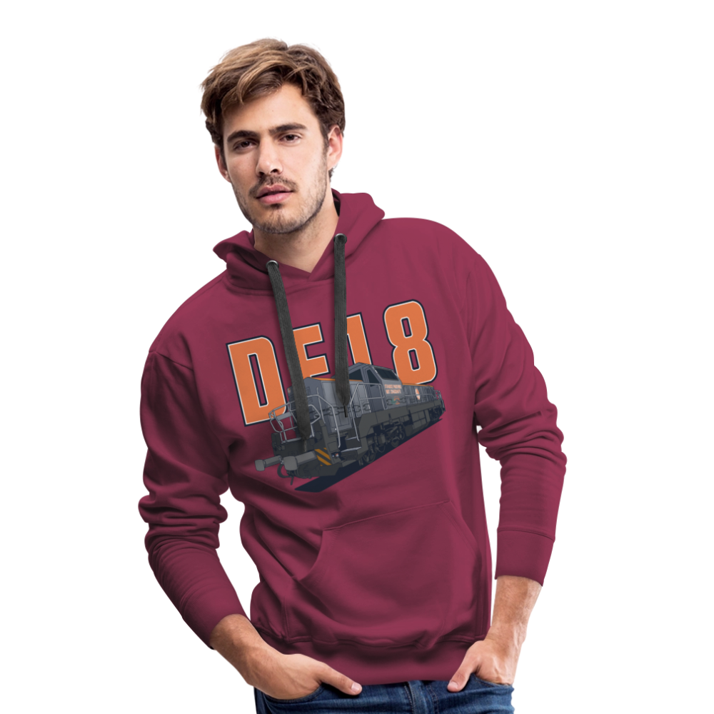 Männer Premium Hoodie - Bordeaux