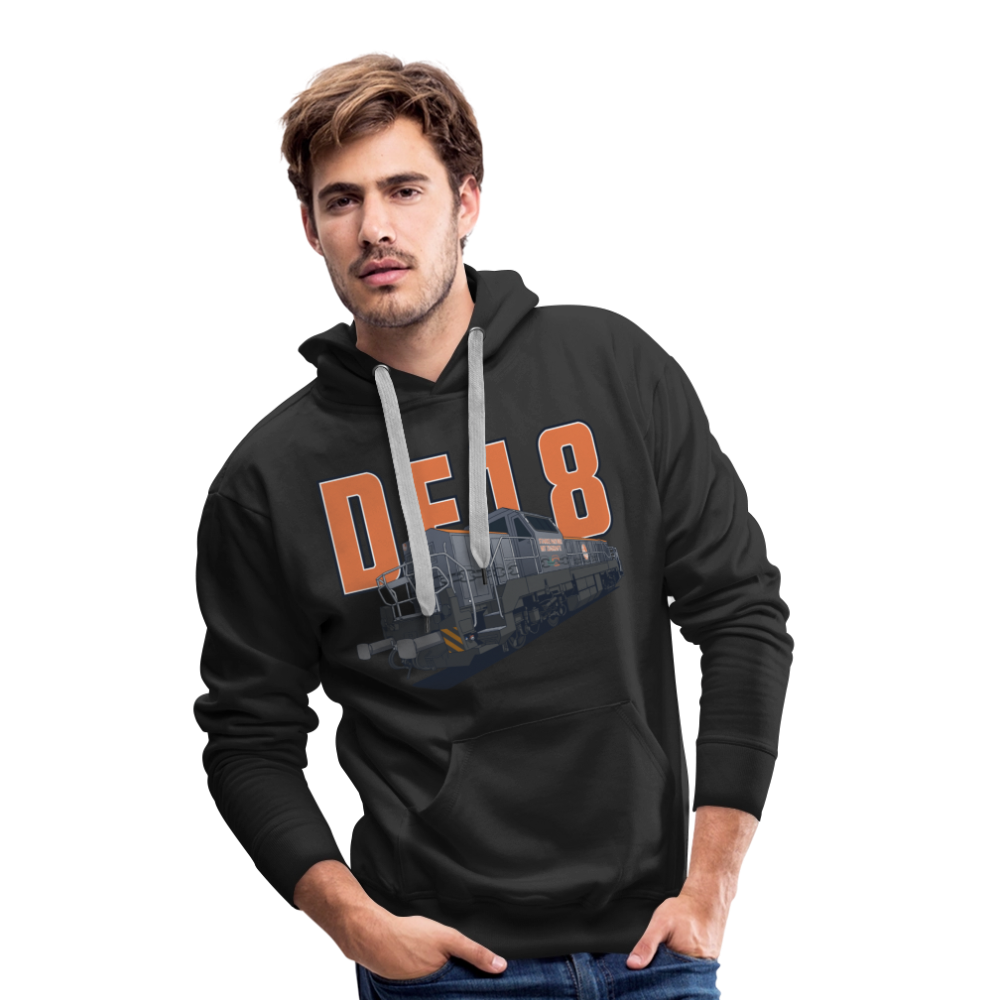 Männer Premium Hoodie - Schwarz