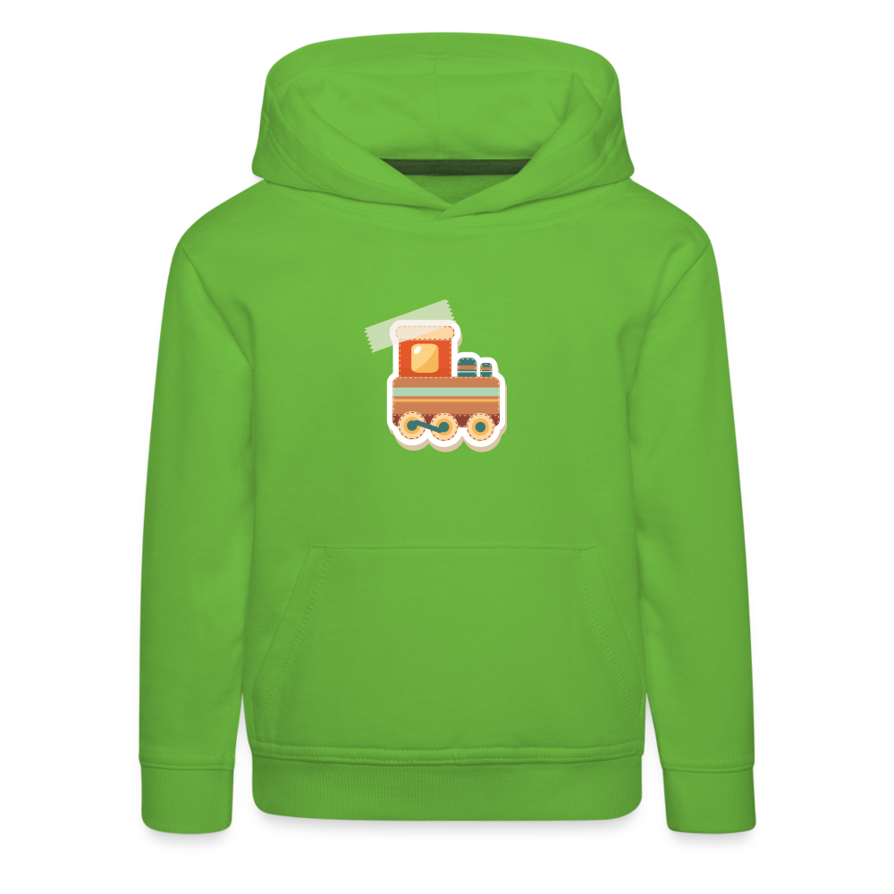 Kinder Premium Hoodie - Hellgrün