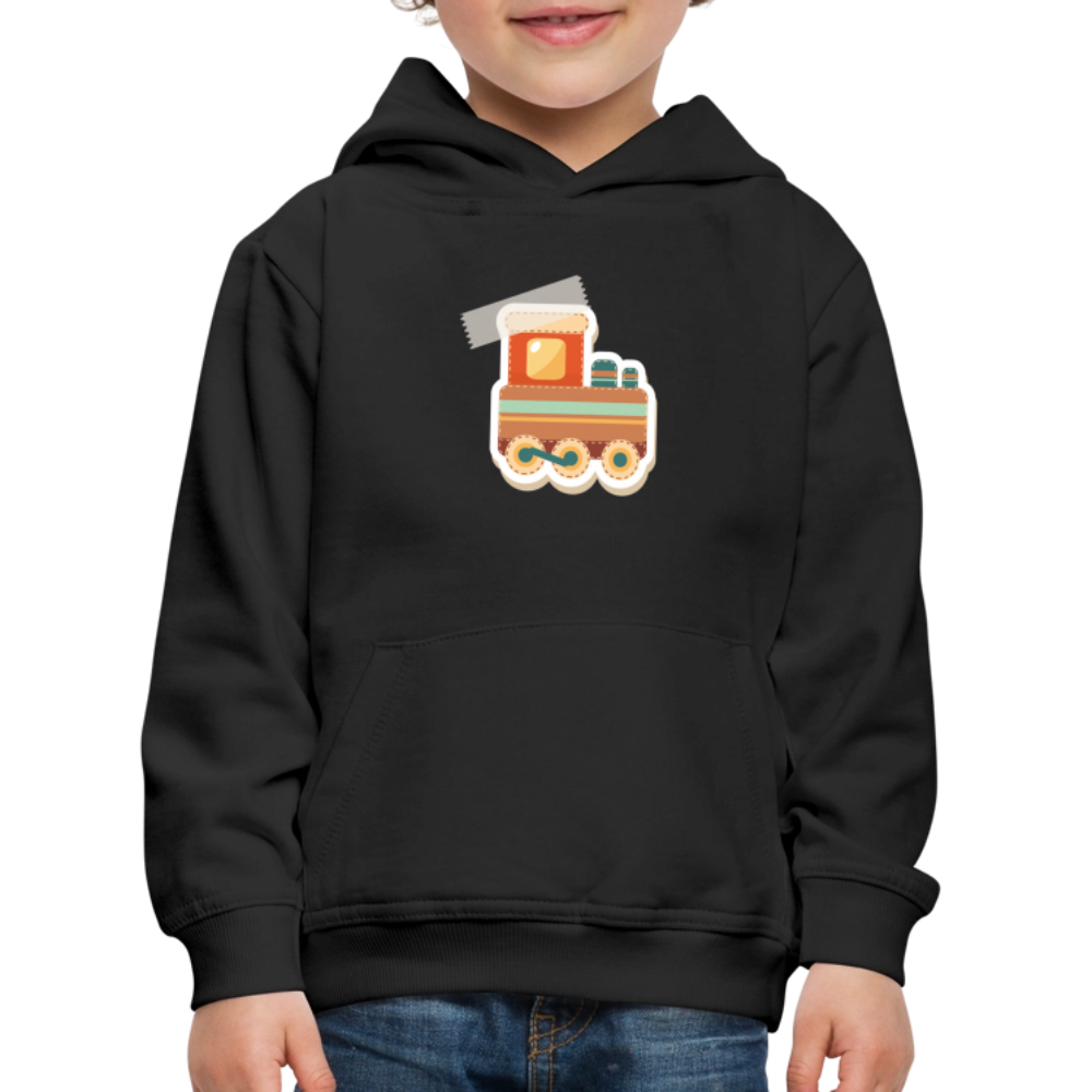 Kinder Premium Hoodie - Schwarz