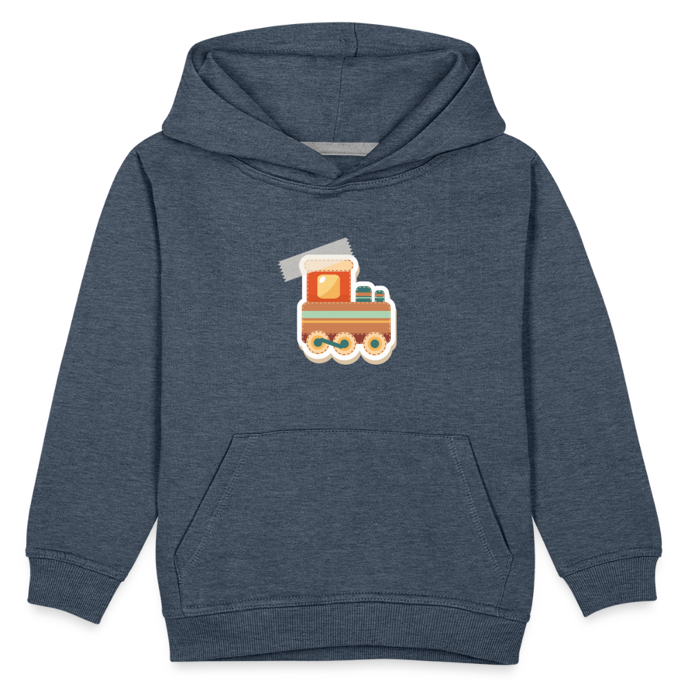 Kinder Premium Hoodie - Jeansblau